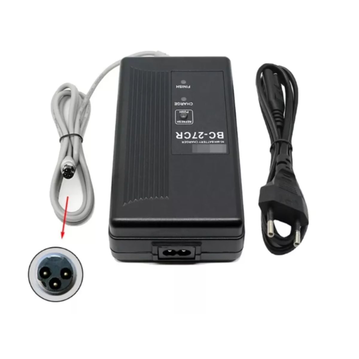 Carregador BC27-CR Compatível Baterias BT 52QA, BT 52Q, BTG1 - Imagem 3